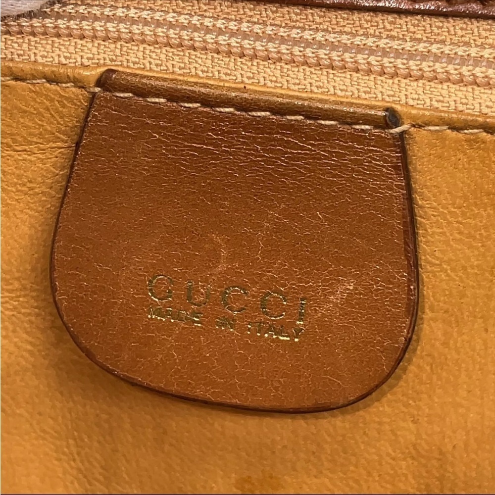 Vintage Gucci top handle leather handbag​​ - Picture 13 of 17